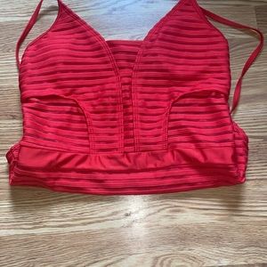 Red Swim Suit | Size: Small